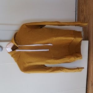 Gustin French Terry Pullover Hoodie in Saffron